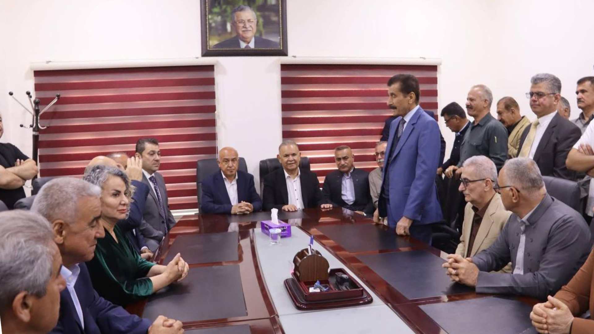 وستا رسول يباشر مهامه مسؤولا لمجلس الاسناد في الاتحاد الوطني الكوردستاني